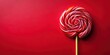 © lapeepon - Red lollipop candy with a deliciously sweet flavor, perfect for a colorful dessert treat , candy, sweet, delight