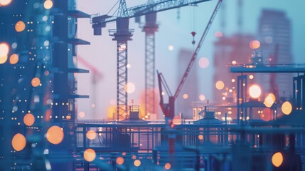 Poster - highlight the role of ai in optimizing construction schedules and predicting project outcomes with d