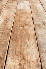 Poster - Rustic wooden floorboards with natural texture and weathered appearance, ideal for backgrounds, interiors, and design projects showcasing natural beauty.