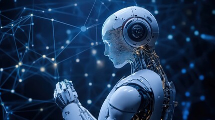 Aufkleber - Machine learning and data science are integral to artificial intelligence technology,