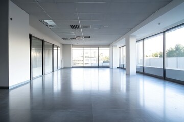 Clean and Uncluttered Empty Workspace for Lease