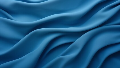 Canvas Print - blue silk fabric background