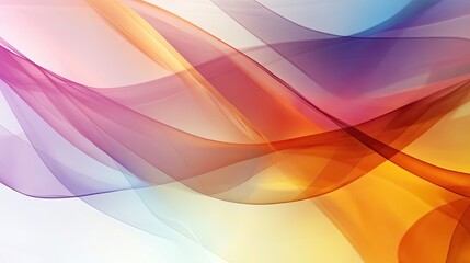 Poster - Abstract background with layered, transparent colors and overlapping shapes, creating a sense of depth