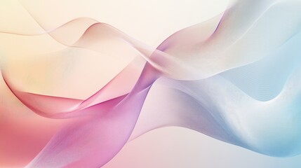 Fototapete - Abstract background with subtle, flowing lines and a gradient color scheme, evoking a tranquil atmosphere