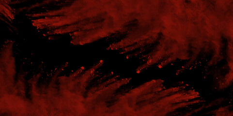 Wall Mural - abstract fire flame grunge texture .Abstract black and red paint wall cement texture . Red smoke isolated on black background. Old vintage grunge pattern distressed bright red paper .