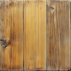 Wall Mural - Rustic Wooden Planks with Weathered Texture and Horizontal Grain
