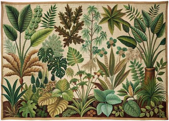  Botanical Sequestration Tapestry: Natural, Organic, Verdant, Brown, Harmonious