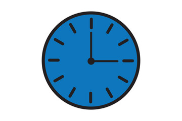 Wall Mural - Set of clock icons. Clock, time.