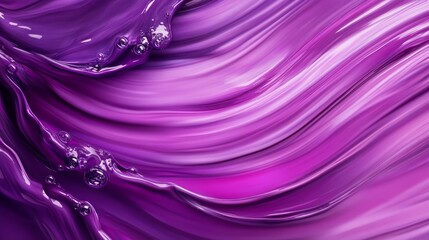 Poster - Abstract purple liquid swirls, creating a dynamic and flowing background. The texture represents movement, energy, and fluidity. The purple color symbolizes royalty, luxury, and spirituality.