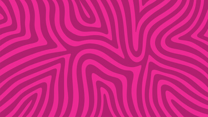 Poster - pink abstract background with waves pattern 