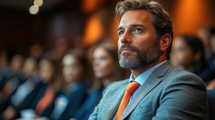 Aufkleber - conference business.stock image
