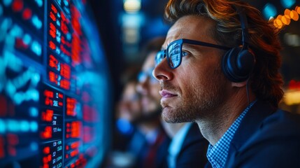 Poster - A man wearing glasses