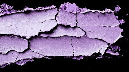 Wall Mural -   Purple and black backgrounds, both with cracks in the center, are visible