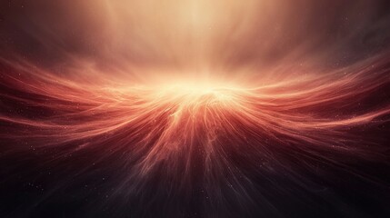   A stunning digital representation of a starburst amidst an array of celestial bodies