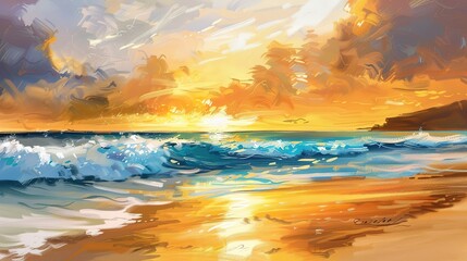 beach_sunset_painting