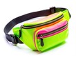 © Four888 - Neon Crossbody Belt Bag: Edgy, sporty, fluorescent colors, adjustable strap, zippered compartment