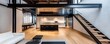 © Create31@Design - Loft with steel beams and an open floor plan, spacious living, industrial design