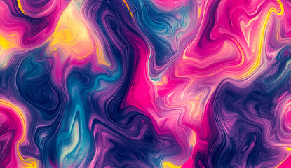 Poster - Generate an abstract background with vibrant rainbow colors