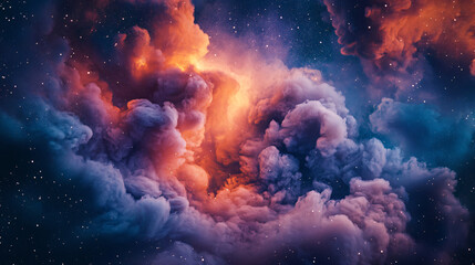 Sticker - Nebula Cloudscape.