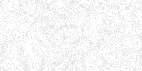 Poster - vector geography landscape topo contour map on white background, topographic contour lines. seamless