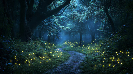 Sticker - Enchanted Forest Path.