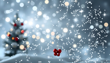 Wall Mural - Christmas holiday magic isolated with white highlights, png