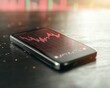 © Ryzhkov - Urgent Stock Market Crash Alert Chaotic Phone Screen Showcasing Crashing Prices and Financial Alerts - Eliciting Stress and Urgency