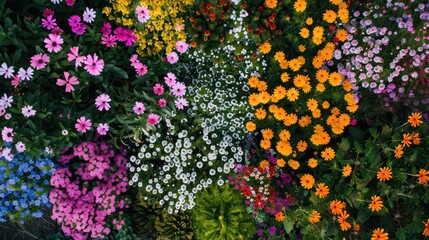 Canvas Print - Vibrant Flower Garden