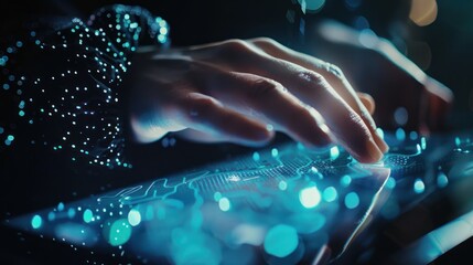 Poster - Futuristic Technology Interaction