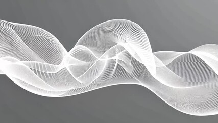 abstract retro monochrome lines in minimalist motion animation