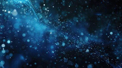 Sticker - Abstract Blue Sparkle Background