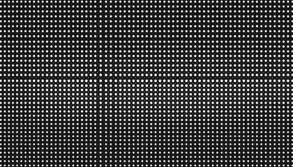 Wall Mural - black and white background with halftone dots pattern isolated with white highlights, png