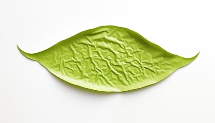 Wall Mural - green leaf with droplets