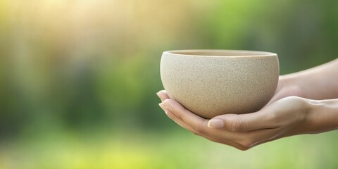 Poster - Relaxing Sound Bath Sessions Set in a Serene Natural Environment