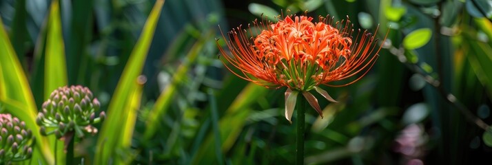 Sticker - Vibrant African blood lily in full bloom