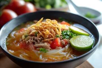 Noodle Soup, A type of soto that includes both noodles and vermicelli,