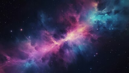 Wall Mural - background with stars