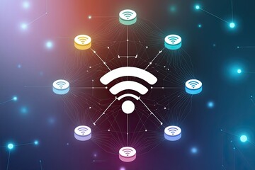 Poster - Unique Wifi Network Design in an Abstract Data Matrix Visualization