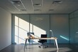 © Michael - Dynamic Shadow Overlay Effect on Semi-Transparent Background with Playful Lighting and Shades in Office Environment
