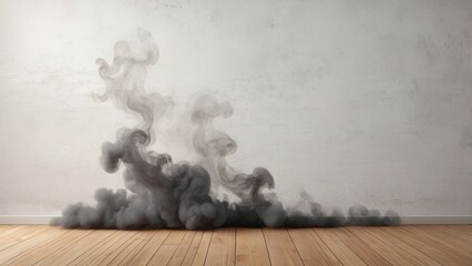 Canvas Print - abstract smoke background