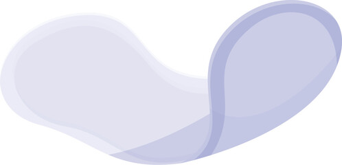 Aufkleber - Abstract pastel purple shape forming a modern background for design