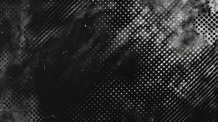 Poster - A black and white photograph of a uniform dark tone, suitable for use as a neutral backdrop or adding contrast to your design