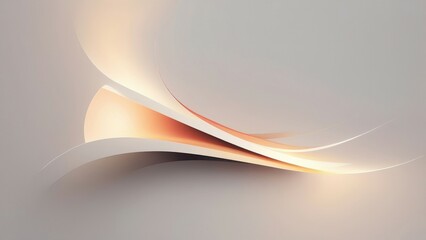 Poster - abstract orange background