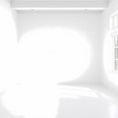 Wall Mural - empty white room