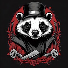 Sticker - The Dapper Badger