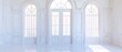 © raja - White Room with Arched Windows and Doors