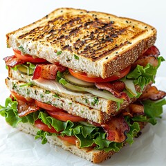 Poster - Delicious Multi-Layered Sandwich