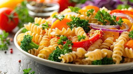 Poster - Pasta Salad with Vegetables