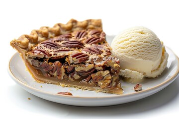 Sticker - Pecan Pie with Vanilla Ice Cream