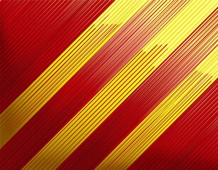 Poster - red and yellow vector background with diagonal lines